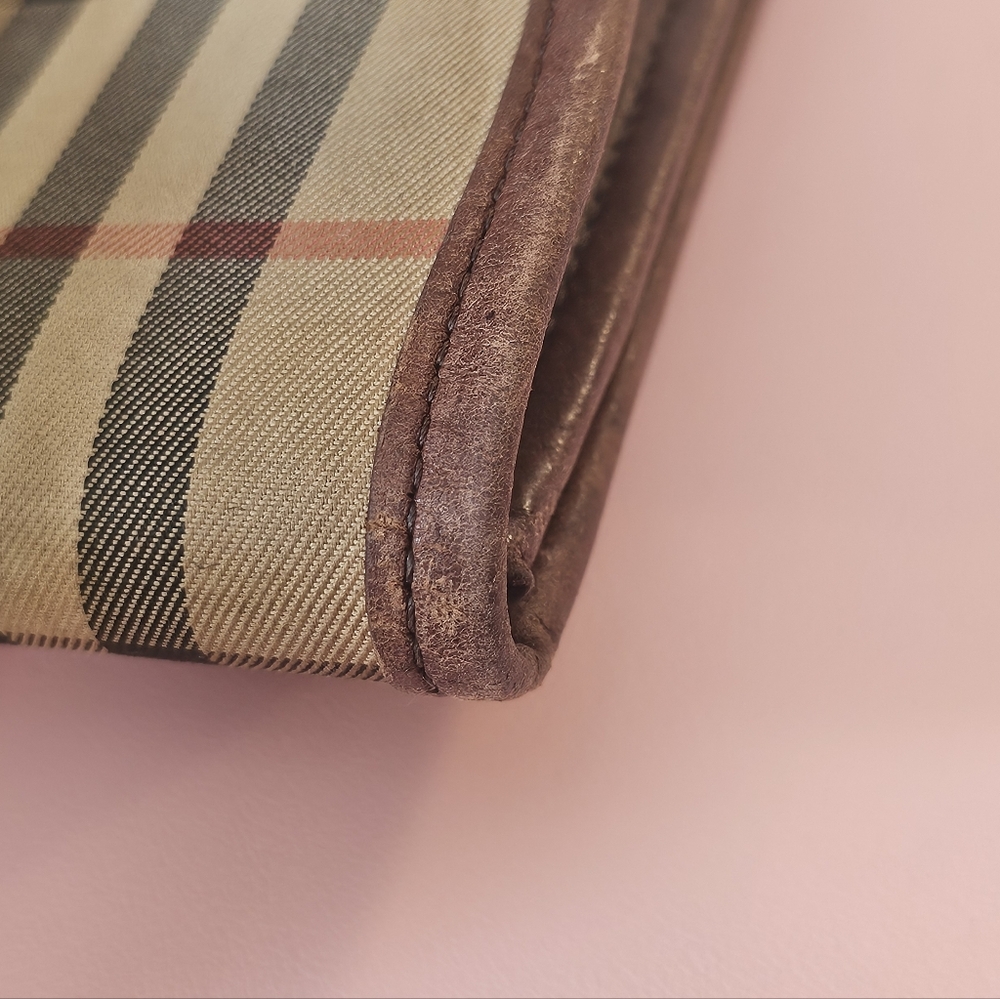 💼Burberrys Portfolio Document Case Nova Check Clutch Bag 🧳 - Picture 12 of 16
